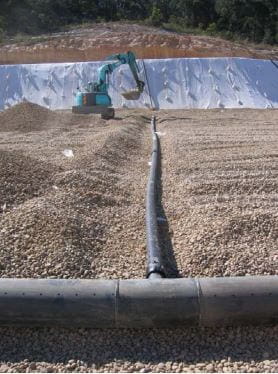 HDPE leachate pipes